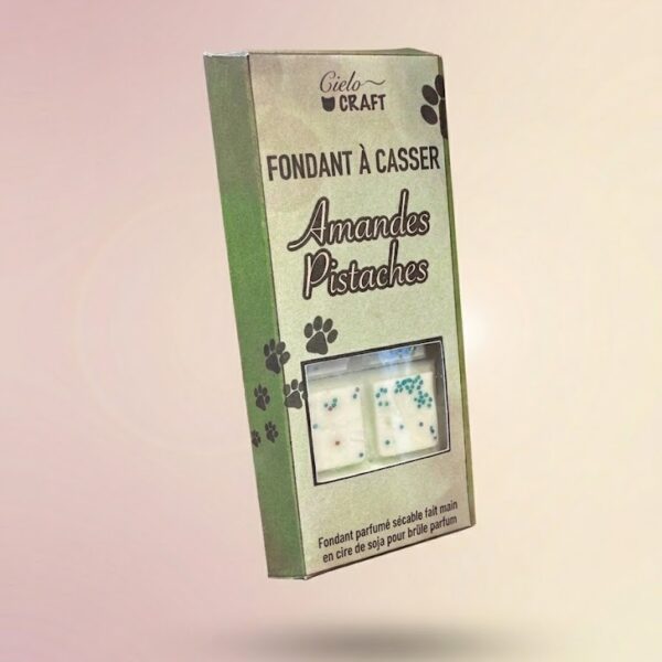Fondant tablette Amande pistache