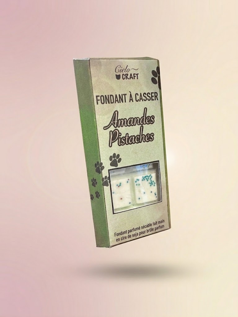 Fondant tablette Amande pistache
