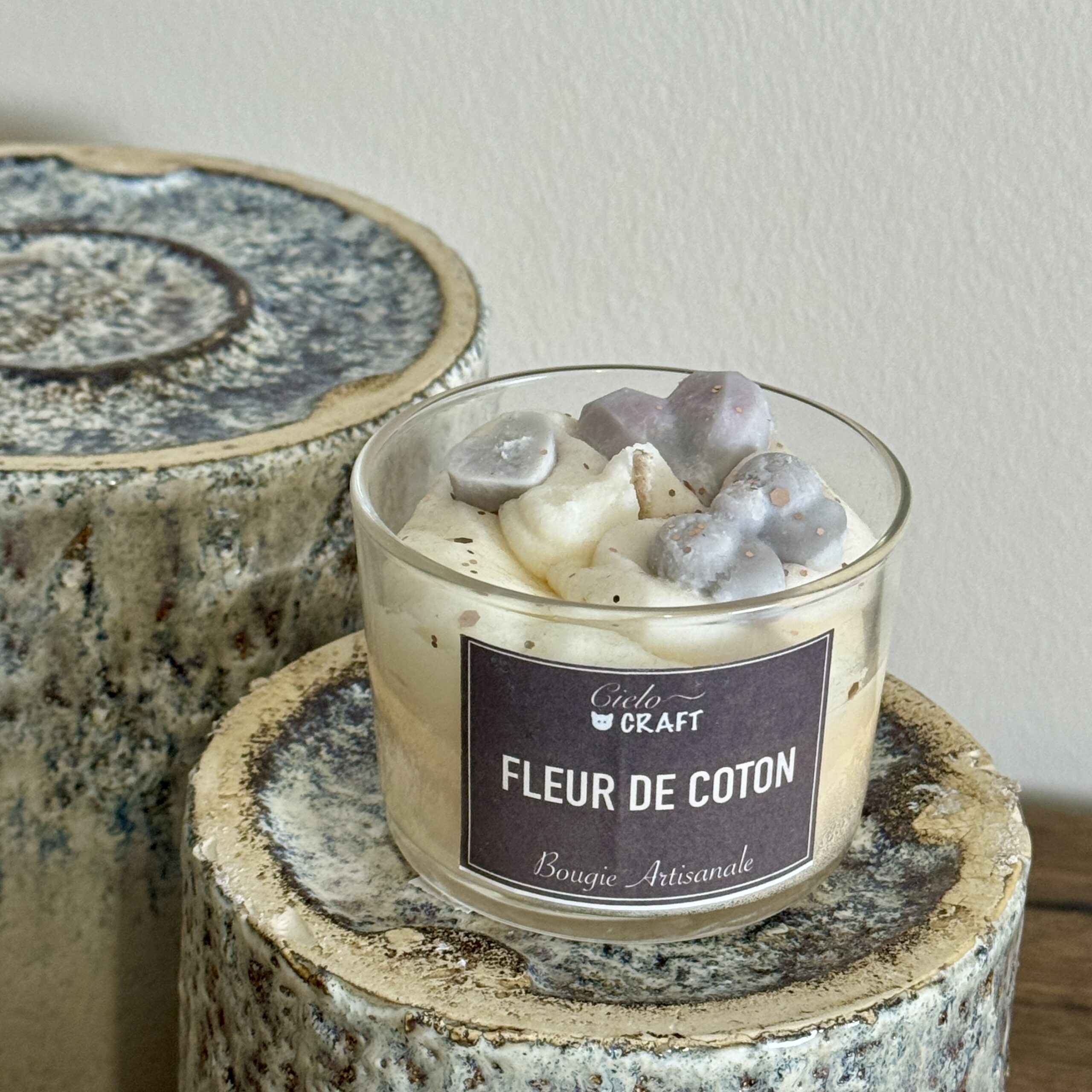 Bougie Fleur de coton – Image 2