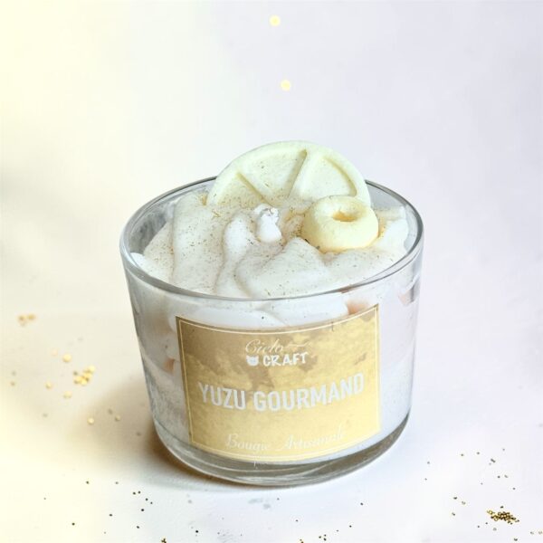 Bougie artisanale yuzu gourmand
